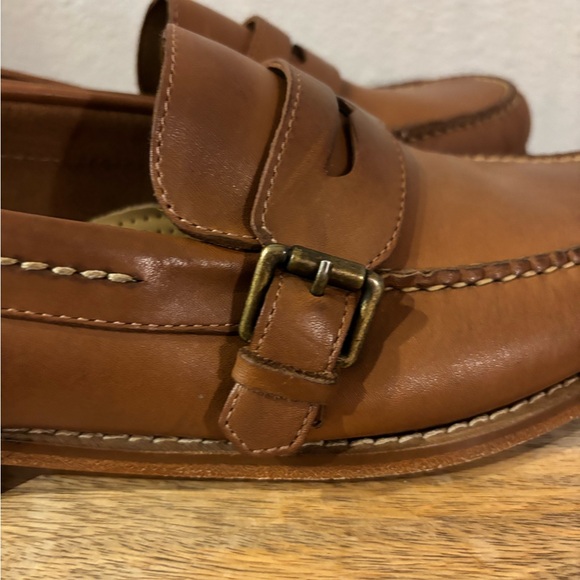 G.H. BASS Weejuns Brown Leather Upper and sole Handcrafted Men’s Loafer sz 11 D - Picture 4 of 10